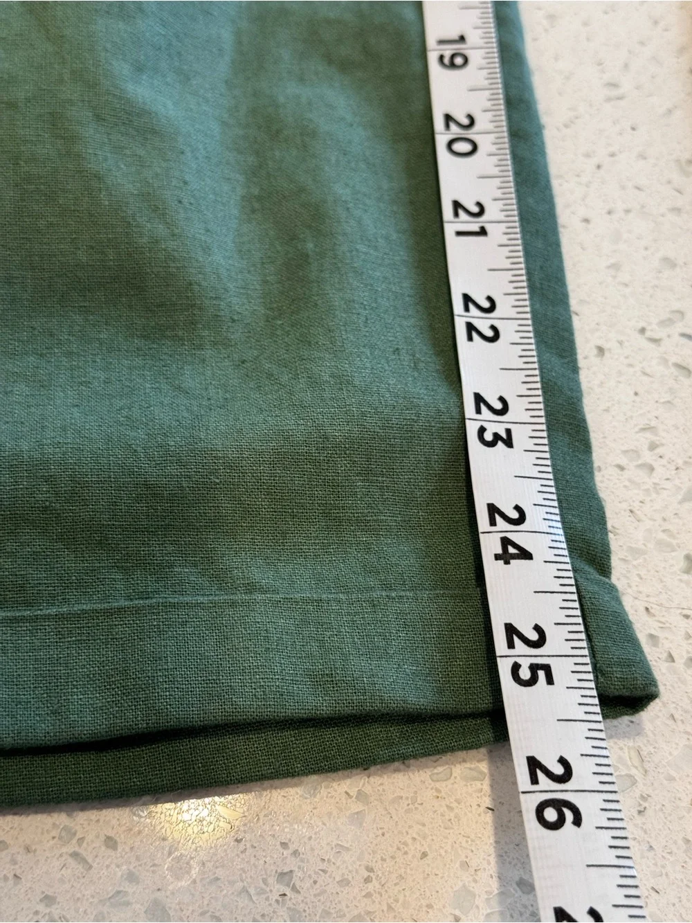 J.Crew Green Linen Blend Drawstring Pull-On Pants Size 12 Casual Coastal Capsule